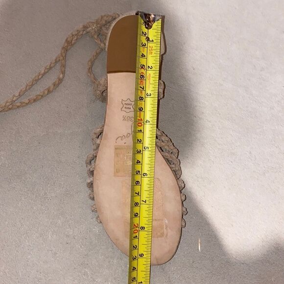 NWOB MSRP $288 Joie Falk Ankle Wrap Flats Women's Size 6.5 - Picture 10 of 12